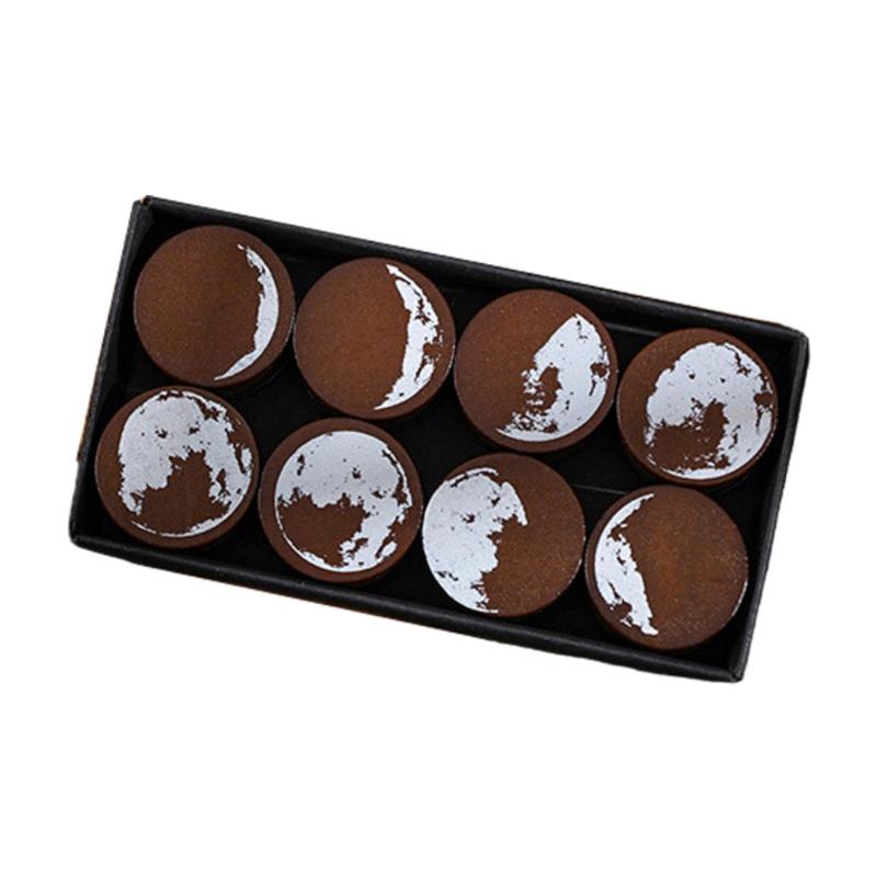 月の満ち欠けスタンプ DIY ツール 木製スタンプ 文房具アクセサリーの製作