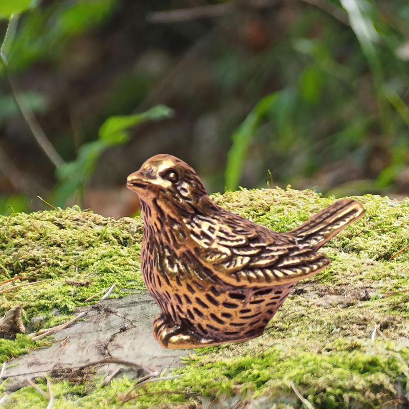 雀の像.装飾工芸品.風水の装飾