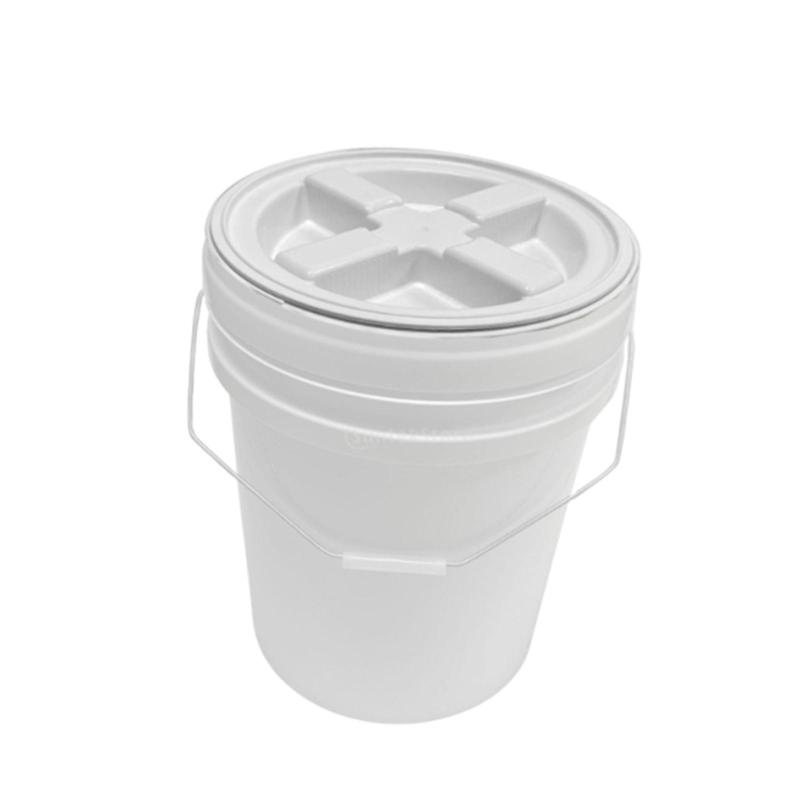 18L バケツ スクリュー蓋付き 多機能 スタッキング可能 バレルバケツ 食品容器 キャンプ 車 ショップ 家庭用