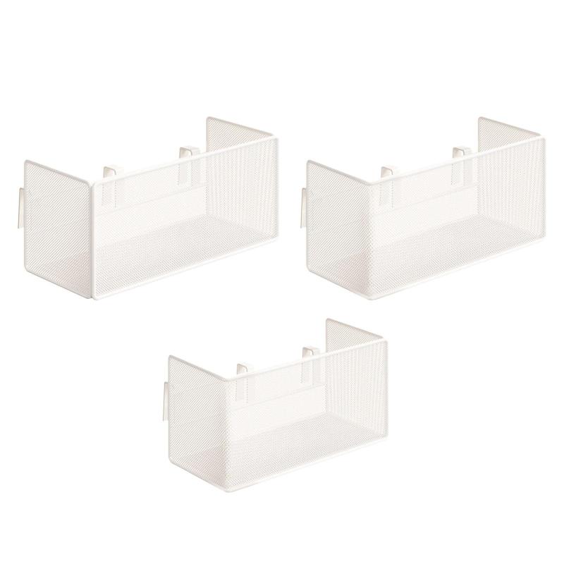 デスク下収納バスケット オーガナイザービン シンプル ポータブル 多機能 スクールバッグホルダー 収納バスケット オフィス 家庭用 おもちゃ 手芸用