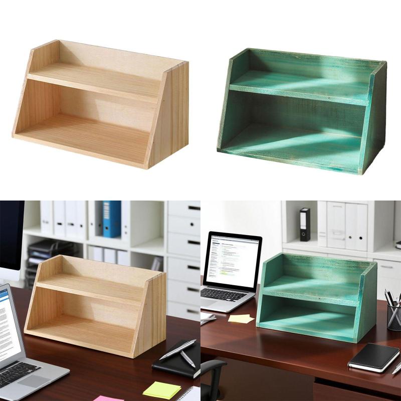 木製カウンタートップオーガナイザー マグカップ ティー 収納 カップホルダー 化粧品ホルダー デスクトップオーガナイザー ディスプレイ棚 ダイニングテーブル オフィス用