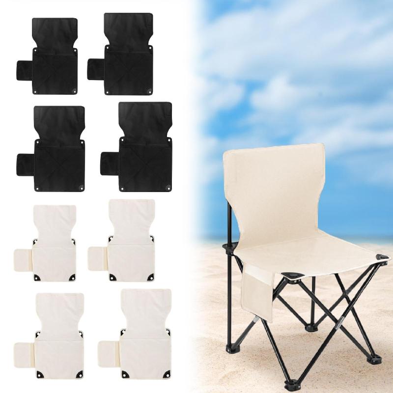 折りたたみ椅子交換用生地.サイドポケット付き.庭.バックパッキング.バーベキュー.ビーチ用のポータブ..