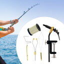 プロフェッショナルなフライタイイングツールセット.高品質の金属製バイス.釣り愛好家向けアクセサリー
