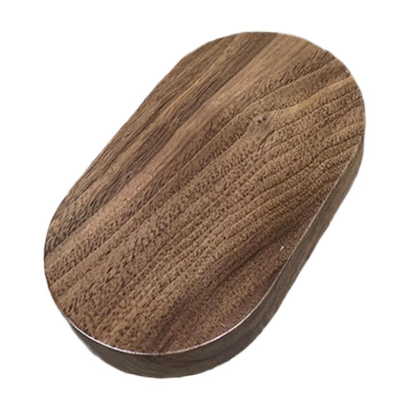 楕円形の木製ディスプレイベース.ディスプレイブロック.美術展用の木製ジュエリーディスプレイスタンド..