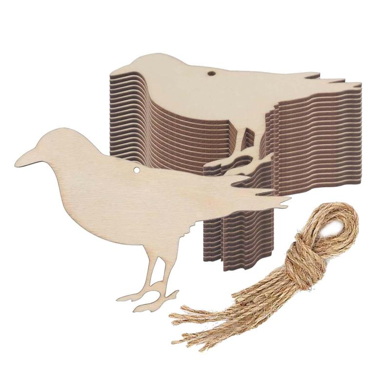 吊り下げ鳥飾り ハロウィン カラス型 パーティー記念品 ペンダント 装飾