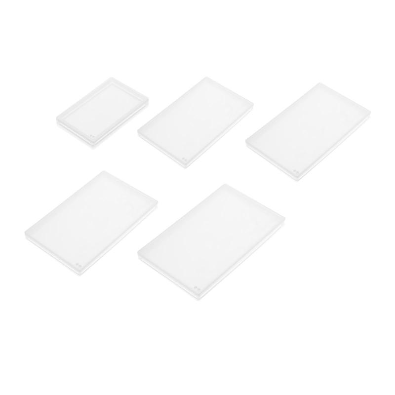 4 個 DIY アクリル流砂プレート DIY 液体流砂手作り流砂クラフト オフィス耐久性のある流砂ブランクカ..