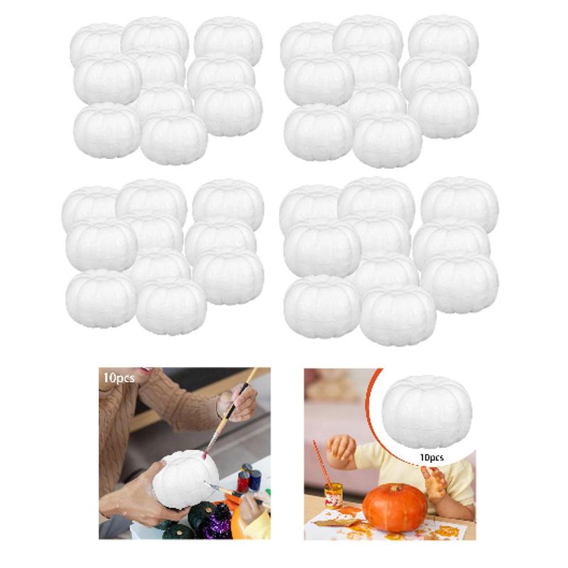 10 個 フォームパンプキン アートクラフト 手作り 多目的小道具 人工カボチャ デコレーション ハロウィン 結婚式 家庭 誕生日