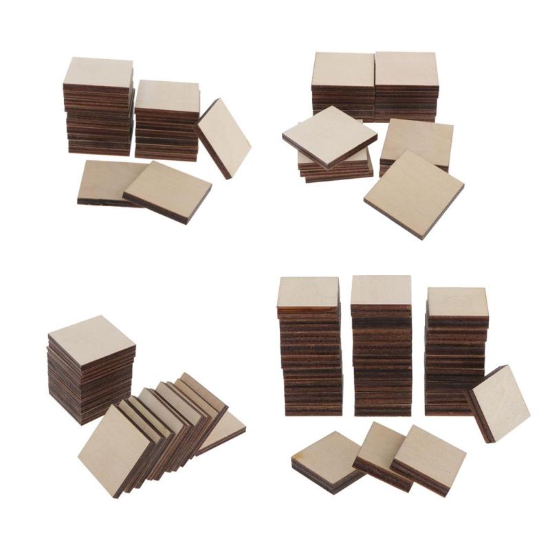 約30個入り モデルバルサ材 木製プレート 描画 DIY 全4サイズ