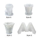 クリスマスシリコンモデル.キャンドル作り樹脂鋳造.エポキシ樹脂モデルキャンドルモデル結婚式デスクトップバレンタインデーの装飾お土産
