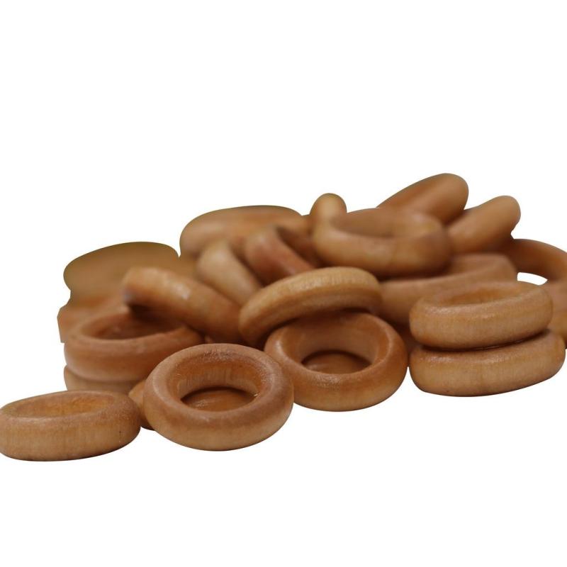 手作りのペンダントとコネクタ用の13mmウッド100個.