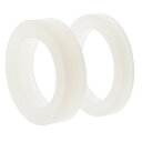 レカーブバングルブレスレットDIYジュエリー用2サイズシリコンブレスレット