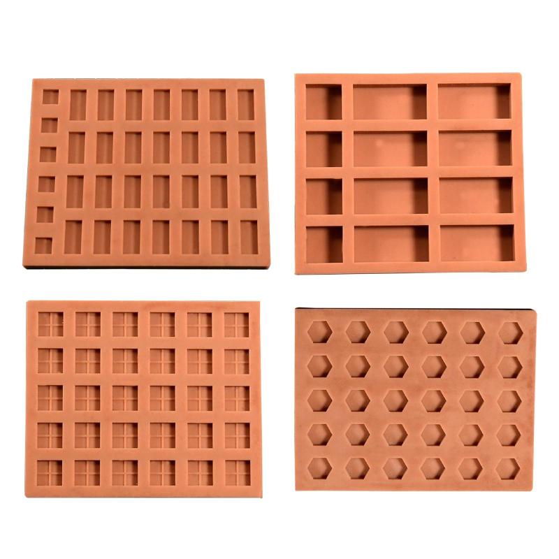 シリコン製建築レンガモデル DIY 製作ツール ドールハウス ミニシーン コンクリート 型抜き簡単 建築シ..