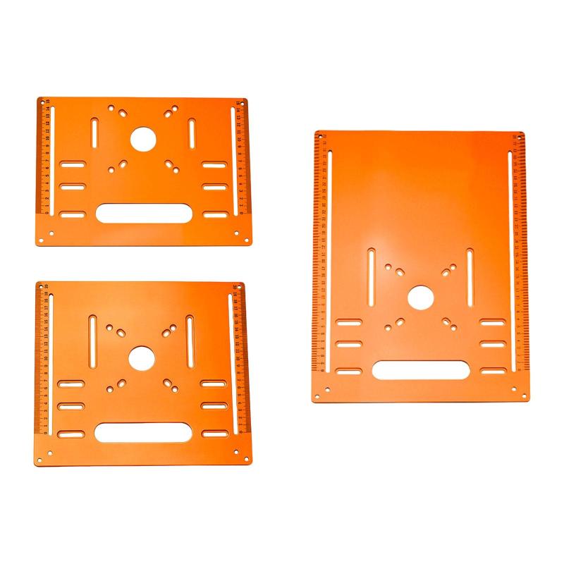 切断機ベースプレートサポート位置決め精密ユニバーサル11.02インチx7.87インチx0.2丸鋸レールツール