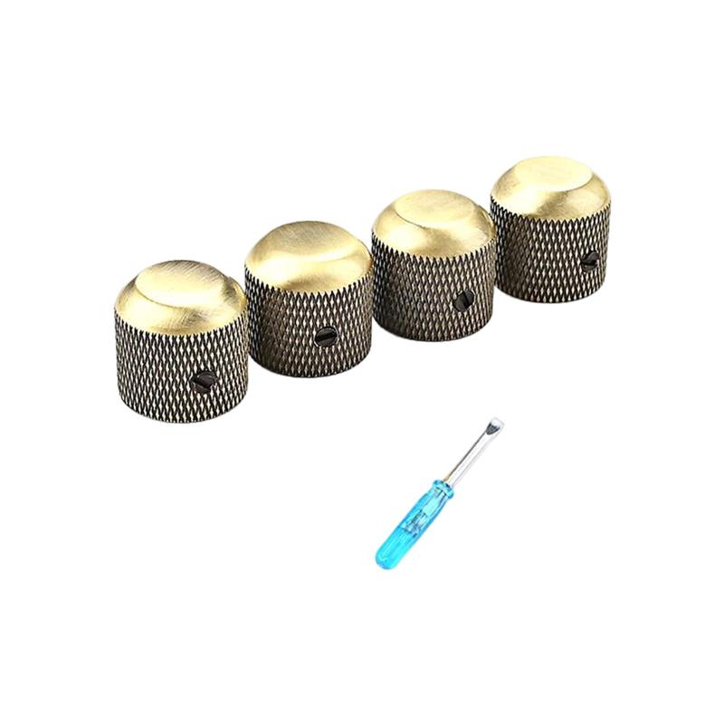 ギター ノブ 真鍮 ティンバー スタイル ノブ ボリューム ノブ #4x エレキギター用