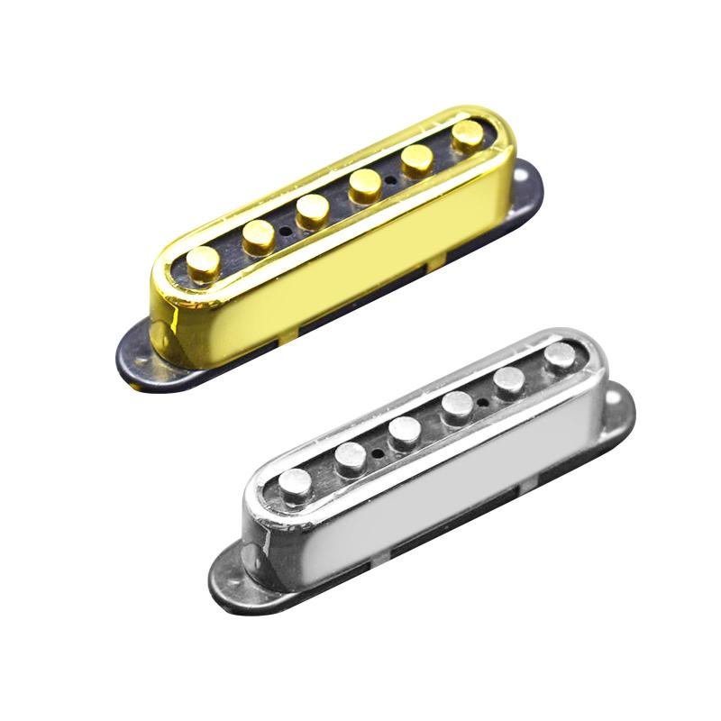 エレキギターピックアップシングルコイルメタル簡単取り付けミドルポジションネックブリッジピックアップ交換用アクセサリーアクセサリー