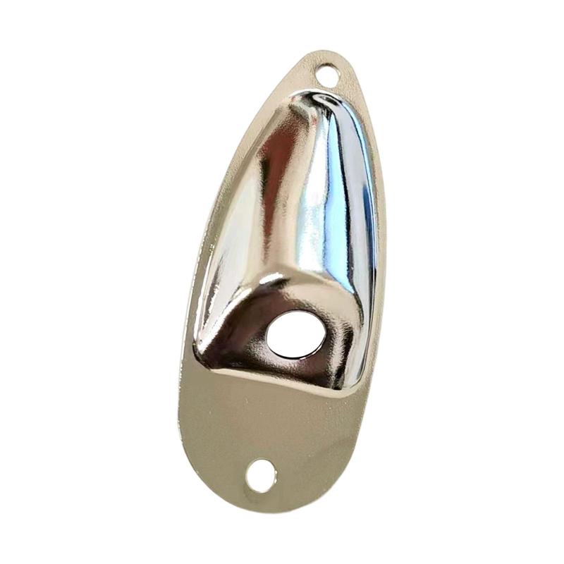 ボートスタイルロードジャックプレート.アウトプットロード.ベース交換用ギター入力ジャック.アクセサリー