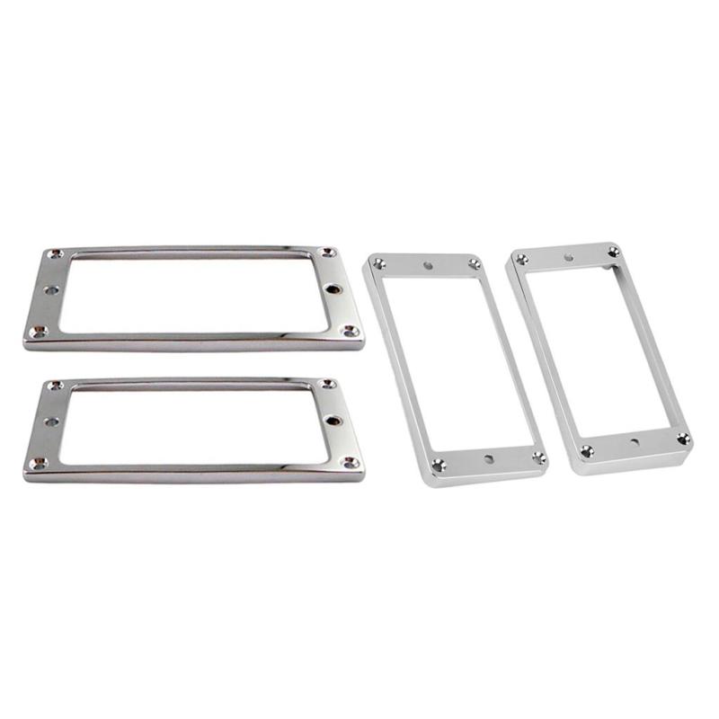 2xベアピックアップアセンブリリングLP用2xハムバッカー