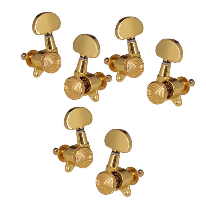 1セット3ギターロッキングチューナーマ半円チューニングペグゴールデン