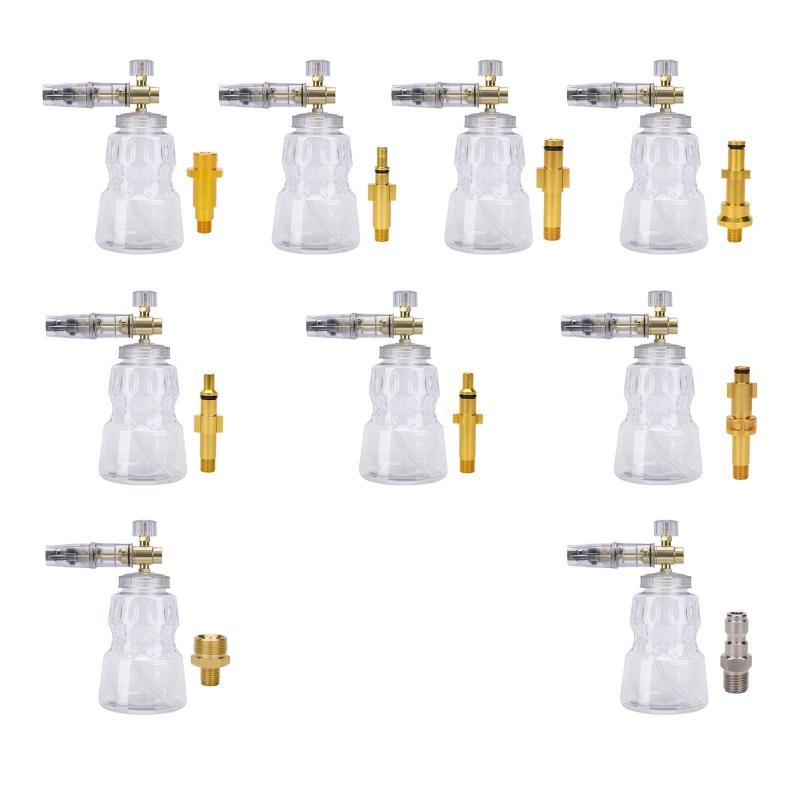 洗車用フォーム加圧スプレー 大容量フォームボトル 1L 1/4インチクイックコネクタ ウォータースプレー 家庭用高圧洗浄機