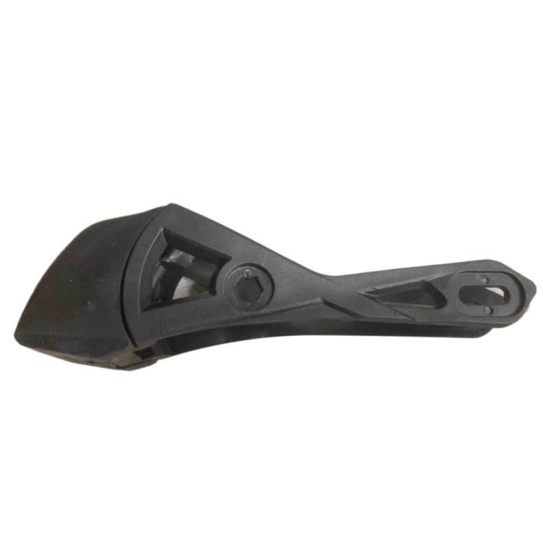 プラスチック製の滑り止めインラインスケートローラーブレーキブロックパッドスケート安全ブレーキ , 黒