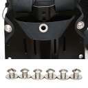 テックスキューバダイビング BCD バックプレートネジ取り付けハードウェアセットアクセサリー 6 個(4)
