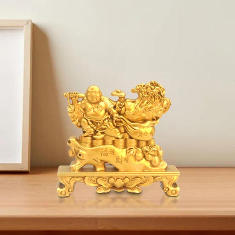 庭用の多用途な弥勒笑仏像風水装飾品