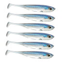 6ピース 釣りルアー リアル メンズ ギフト アクセサリー シミュレーション 釣り餌(4)