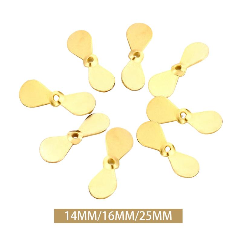 50 個釣りプロペラブレード非損傷プロペラスパンコール丈夫な淡水肥厚海水耐久性餌フライプロップ