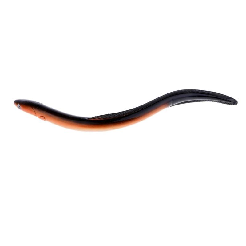 ソフト ウナギの形 釣りルアー 人工餌 現実的 全2色