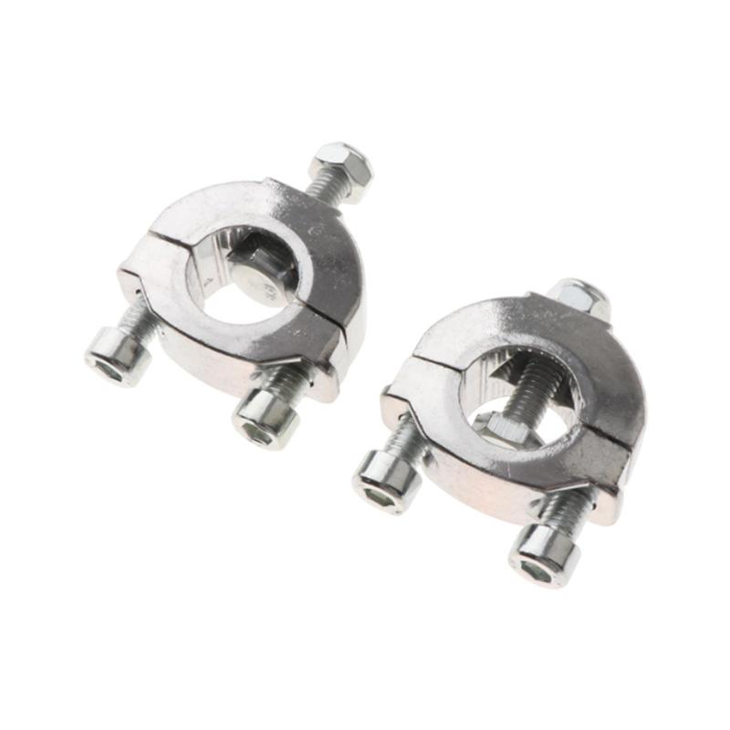 2個のオートバイハンドルライザーハンドルバークランプマウントライザー22mm 7/8 インイン 47/49ccシングルホールハンドルバーライザー