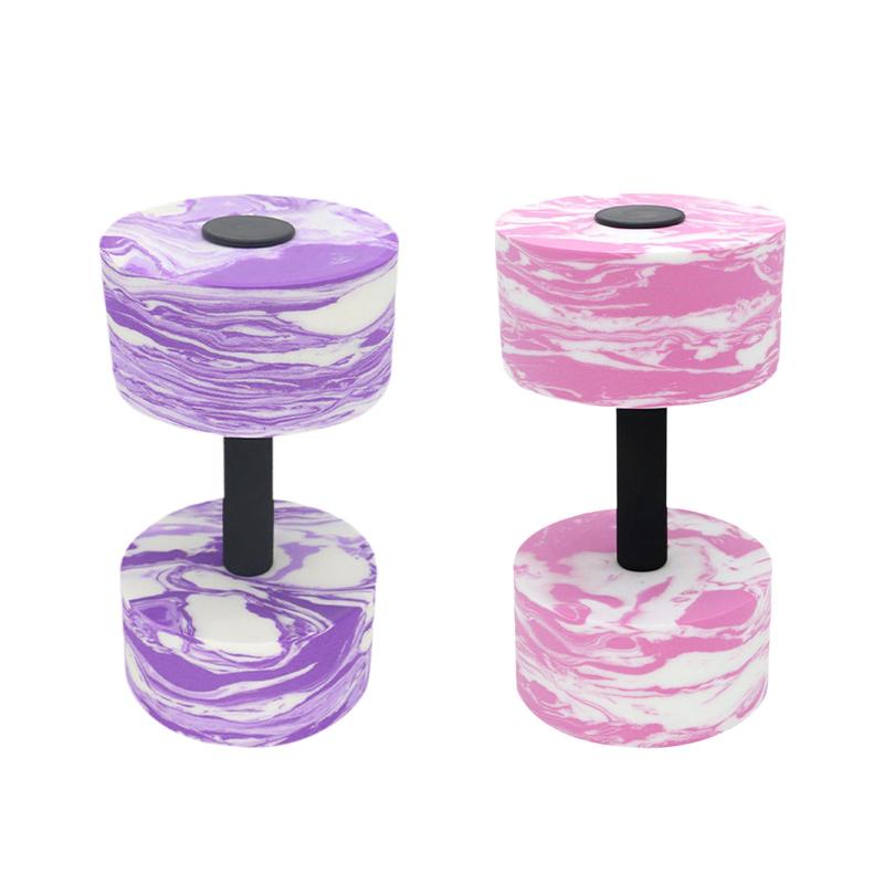 水生運動ダンベル水ウェイトトレーニング水泳バーベルポータブルエヴァフォームダンベル水エアロビク女..