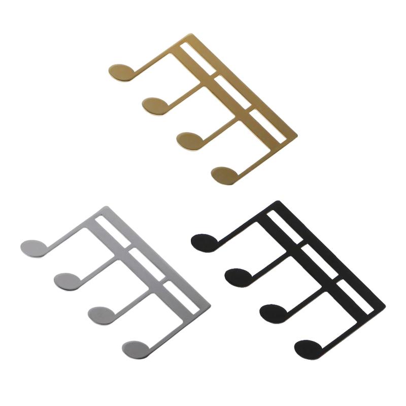 音符の形をした楽譜クリップ ページ クリップ ギター 楽器 本 ピアノ用