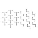 10 個ドラムチューナーキーユニバーサル耐久性のある人間工学に基づいたドラムチューニングキー打楽器軽量ドラムキーツール