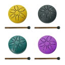 スチールドラムハンドパンドラム 3 インチ 6 トーンプロフェッショナルサウンドリラックス打楽器瞑想新年のギフト