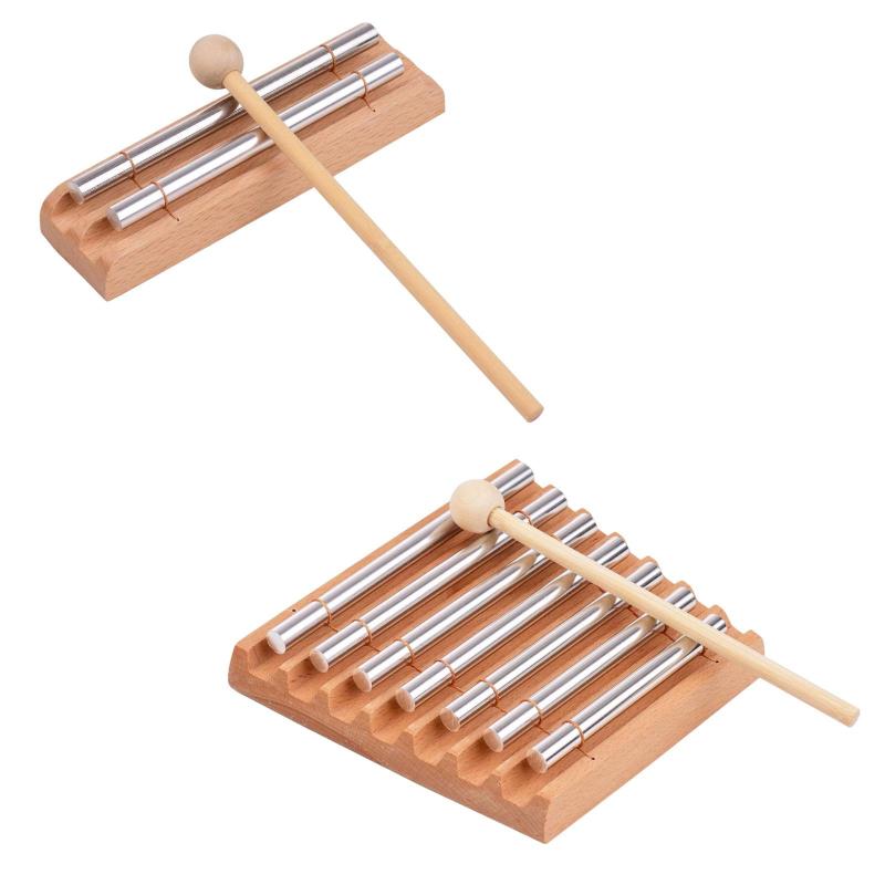 説明: 【プレミアム素材】: 木製フレームで作られたこの楽器は頑丈で環境に優しく、頑丈なアルミチューブが純粋な音質を提供します。 【豊富な音色】: この打楽器は、子供たちが基本的な音認識から高度な構造へと進歩するのに役立ちます。徐々に音楽スキルを発達させます。 【子供に優しいデザイン】: 人間工学に基づいて子供用に設計されており、軽量で扱いやすく、子供が独立して遊ぶことができ、手と目の協調性を向上させ、創造性を刺激します。 【教育】: 音楽教育に最適なこの楽器は、子供たちがリズムを​​体験し、楽しいやりとりをすることをサポートし、音楽を始めるのに最適なツールになります。 【クリエイティブなウィンドチャイム】: 楽器であるだけでなく、エレガントなウィンドチャイムとしても機能し、実用的かつ装飾的な目的を果たしながら、子供部屋に活気のある雰囲気を加えます。 仕様: 材質: 木材、アルミニウム サイズチャート: 2トーン：長さ16.5cm/6.50インチ、幅4.8cm/1.89インチ、高さcm/0.79インチ。 7トーン：長さ16.5cm/6.50インチ、幅14.5cm/5.71インチ、高さ2.2cm/0.87インチ。 パッケージに含まれるもの: 瞑想用チャイム（マレット付き）1個 注意: 手作業による計測のため、1〜2cm / 0.39〜0.79インチの誤差が生じる場合がありますのでご了承ください。※本製品は、電波法令で定められている技術基準に適合していることを証明する技適マークが貼付されていない無線機器であり、日本国内で使用する場合は、電波法違反になる恐れがございます.ご使用の際には、十分ご注意下さいますようお願いいたします.【プレミアム素材】: 木製フレームで作られたこの楽器は頑丈で環境に優しく、頑丈なアルミチューブが純粋な音質を提供します。 【豊富な音色】: この打楽器は、子供たちが基本的な音認識から高度な構造へと進歩するのに役立ちます。徐々に音楽スキルを発達させます。 【子供に優しいデザイン】: 人間工学に基づいて子供用に設計されており、軽量で扱いやすく、子供が独立して遊ぶことができ、手と目の協調性を向上させ、創造性を刺激します。 【教育】: 音楽教育に最適なこの楽器は、子供たちがリズムを​​体験し、楽しいやりとりをすることをサポートし、音楽を始めるのに最適なツールになります。 【クリエイティブなウィンドチャイム】: 楽器であるだけでなく、エレガントなウィンドチャイムとしても機能し、実用的かつ装飾的な目的を果たしながら、子供部屋に活気のある雰囲気を加えます。