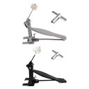 シングルバスドラムペダルキックドラムペダルドラマーギフト練習ペダルポータブルシングルフットキック初心者用アコースティックドラムキット