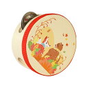 木製 ハンドヘルド タンバリン ハンドベル 教育玩具 ダンス ゲーム おもちゃ KTV 10cm クマ