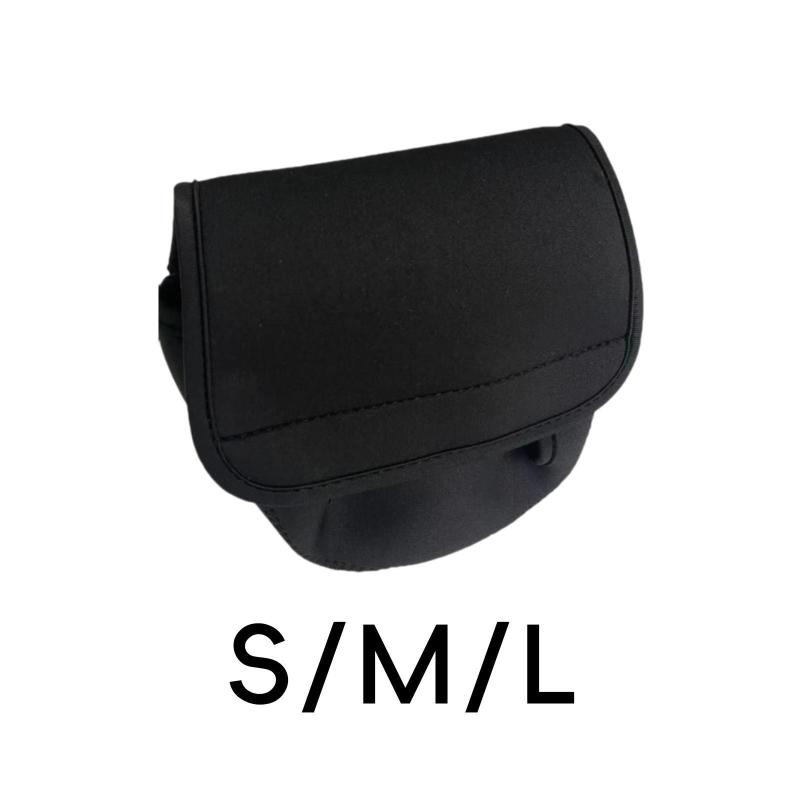 釣りリールカバー ベイトキャスティングリールカバー キャリーポーチ ポータブル保護スリーブ リール保護ケース 海 屋外 ベイトキャスター用