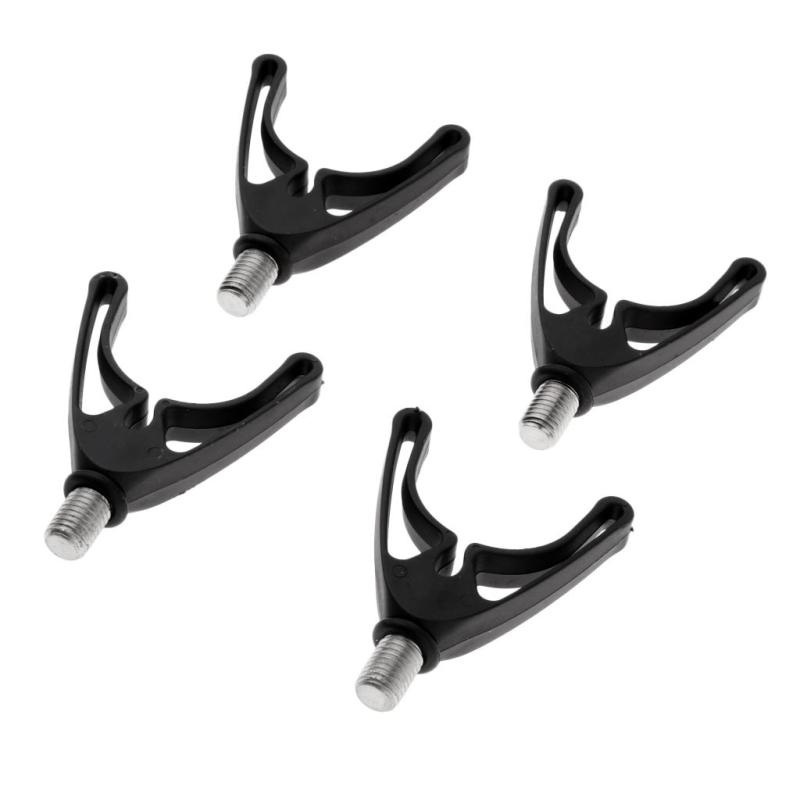 4 個ロッレストホルダーグリッパー鯉釣りロッドポッド/スティック/バズバー