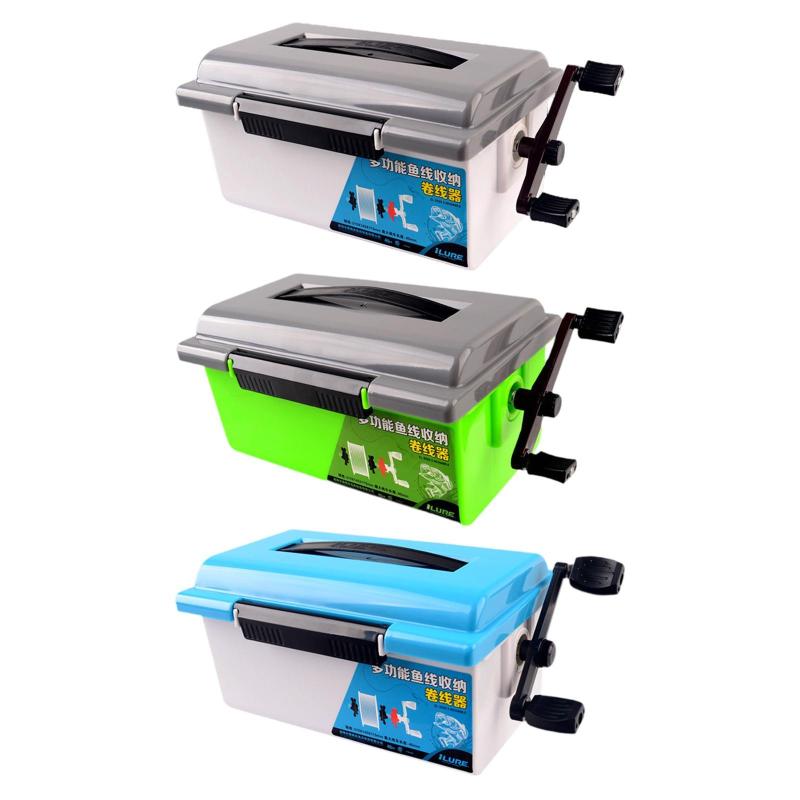 釣り用ワインダーボックス 収納ボックス 釣り道具 ポータブル 耐衝撃 リール スプーラー ラインツール ..