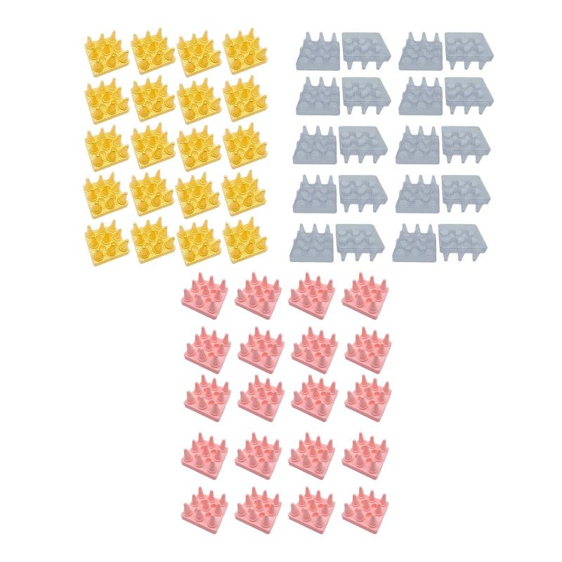 20個 クレーンマシン ベースパッド 人形マシン 人形グラバーマシン キャンディーグリッパー 14.5cmx14.5cmx2cm DIYパーツ交換