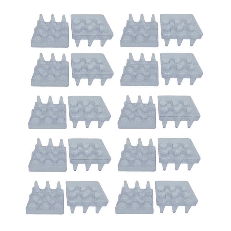 20個 クレーンマシン ベースパッド 人形マシン 人形グラバーマシン キャンディーグリッパー 14.5cmx14.5cmx2cm DIYパーツ交換