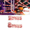 ハロウィン不気味な布アクセサリー.実用的で便利な不気味パーティーの装飾.装飾用品.ミイラ包帯メイク.恐ろしいガーゼ(3)