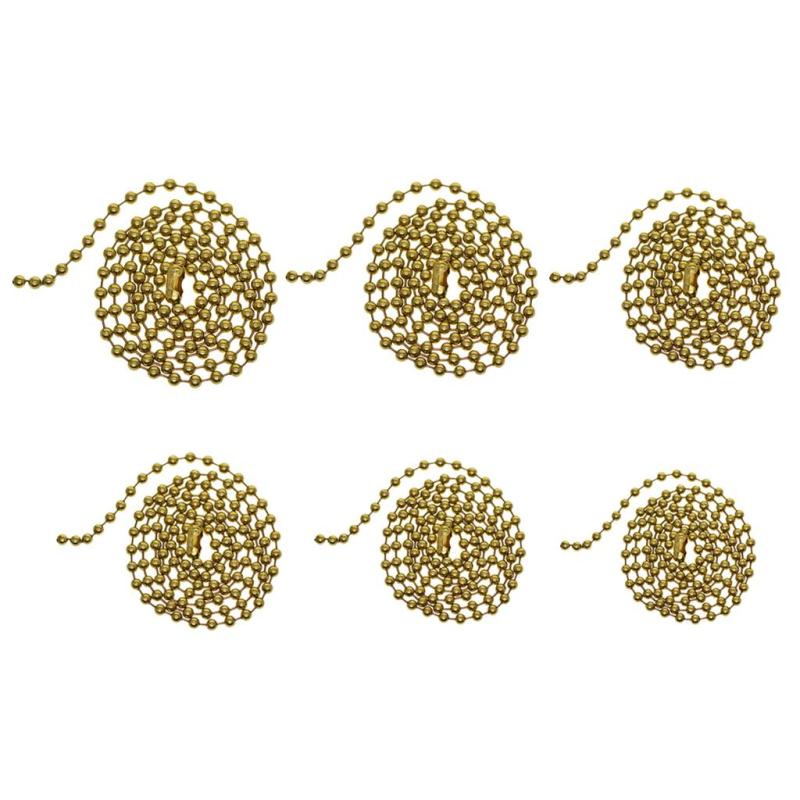 真鍮チェーンネックレスボールチェーンビーズコネクタクラスプブレスレットペンダント