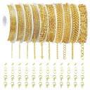 DIYプロジェクト.ジュエリー製造用品.リンク用の-10xネックレスチェーン