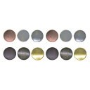 12x ブローチ クラスプ ピン ディスク ベース ディスク 25mm ジュエリー作成アクセサリー用
