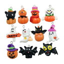 11x ハロウィンペンダントチャーム悪魔混合かわいいカボチャコウモリ装飾用