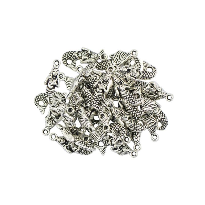 ロット30ピースヴィンテージチベットメタルチャームペンダントジュエリー作り