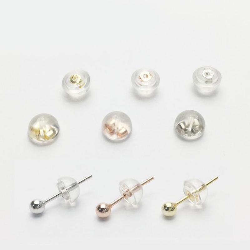 ピアスキャッチ シリコンゴム製 10ピース入り 全3色