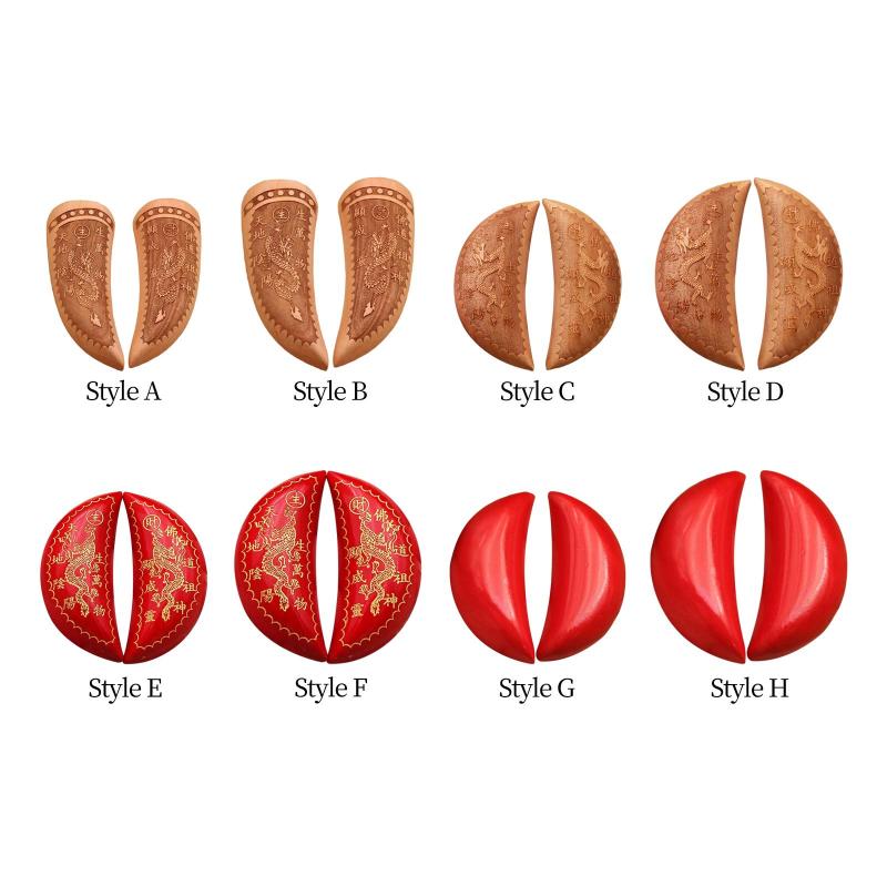 木製占い仏教聖杯中国仏教用品装飾品 2 個聖杯